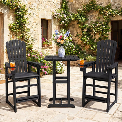 Outdoor Bar Stool 29 Inch Height With Backrest
