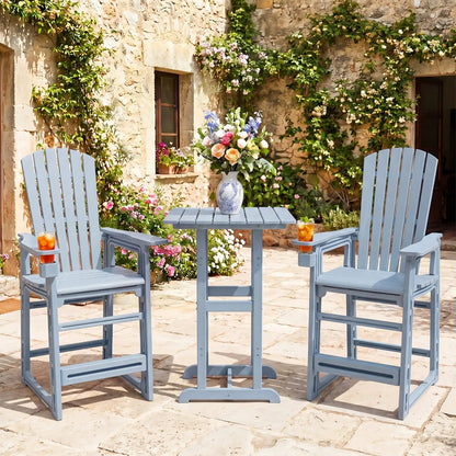 Outdoor Bar Stool 29 Inch Height With Backrest