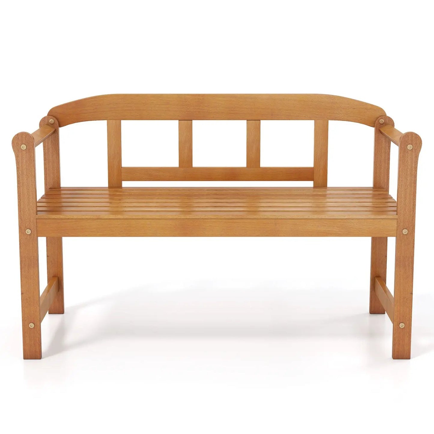 Acacia Wood Garden Bench With Backrest and Arms