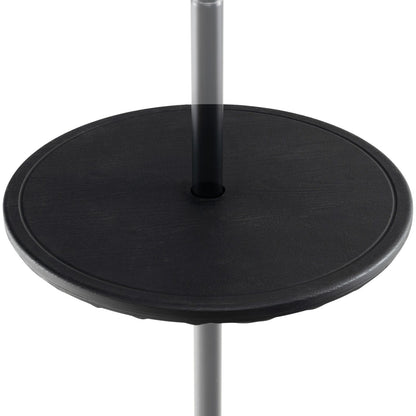 Mesa de Sombrilla Ajustable para Exteriores de 20 Pulgadas con Agujero para Sombrilla de 1.5 Pulgadas
