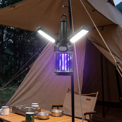 GemGear Outdoor Bug Zapper Lantern USB-C rechargeable mosquito killer, dual LED wings on Tampa Home & Garden Store