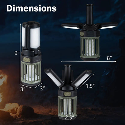 Outdoor Bug Zapper and Foldable Camping Lantern