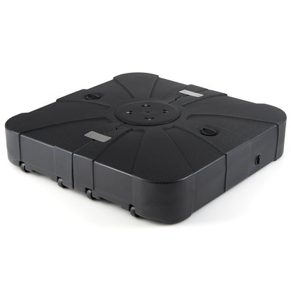 Outdoor Cantilever Umbrella Base Square Water and Sand Fillable Base