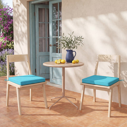 Outdoor chair cushions DirectDeals set of 4 20x20 turquoise waterproof olefin on Tampa Home & Garden Store