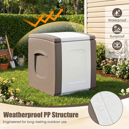 Outdoor Deck Box with Lid for Packages Storage