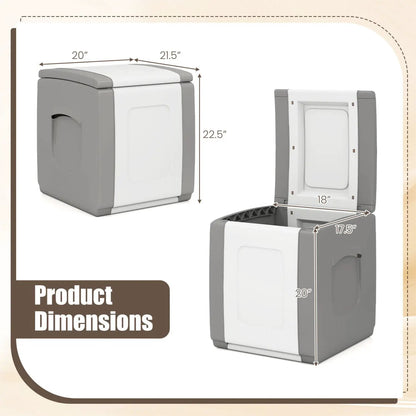 Outdoor Deck Box with Lid for Packages Storage