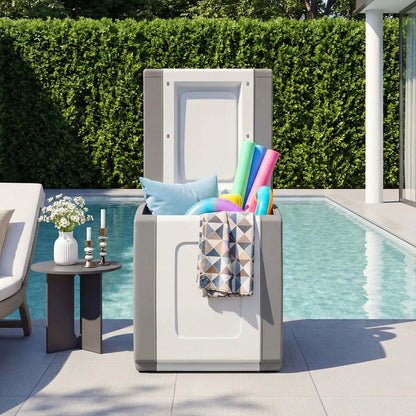 Outdoor Deck Box with Lid for Packages Storage