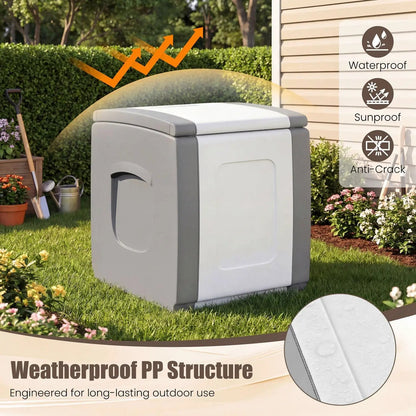 Outdoor Deck Box with Lid for Packages Storage