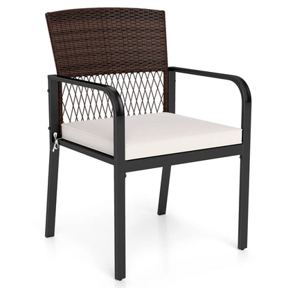 Patio Dining Chairs Set of 4 With Cushions