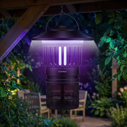 Outdoor Fly Trap With Light Rechargeable Catcher