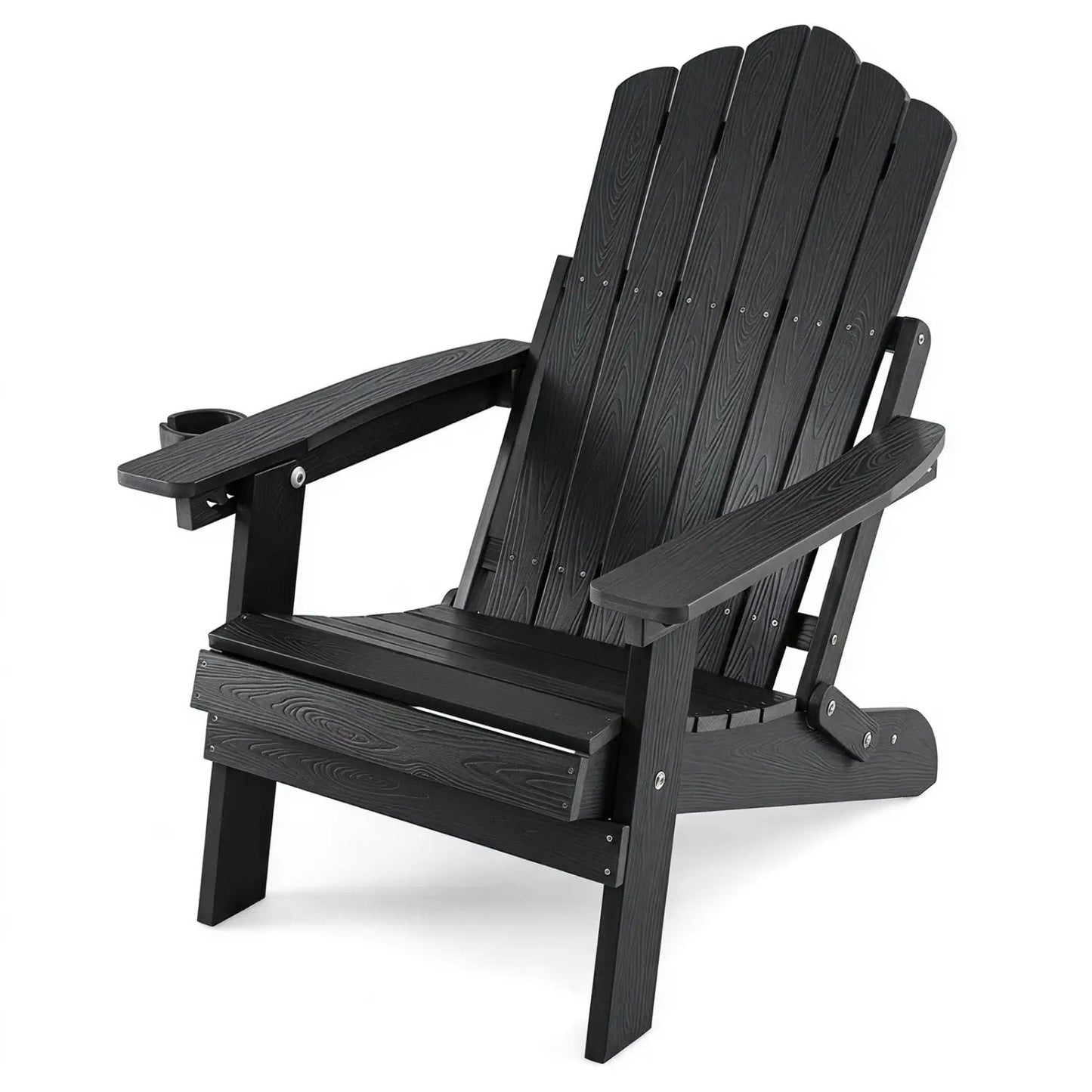 Folding Adirondack Chair With Cup Holder