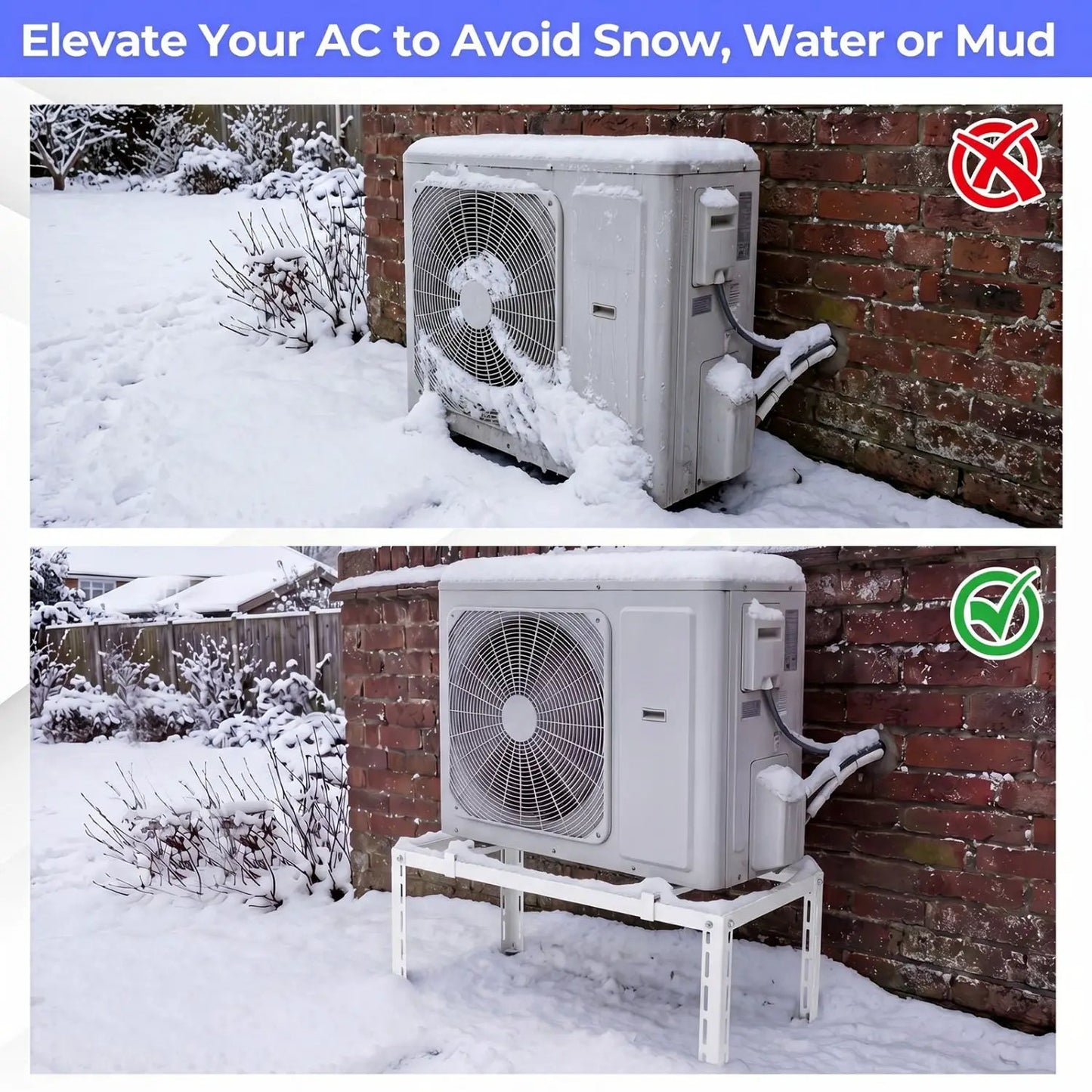 Condenser Stand for 9000 to 36000 BTU Mini Splits