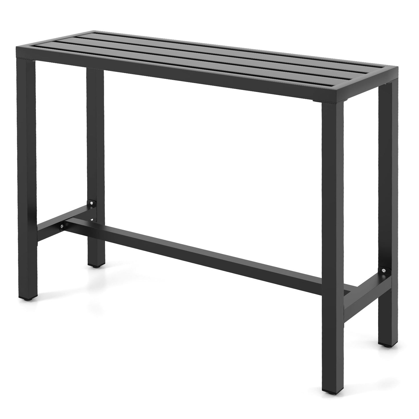 Outdoor bar table DirectDeals 48/55 in with waterproof top and heavy-duty metal frame on Tampa Home & Garden Store