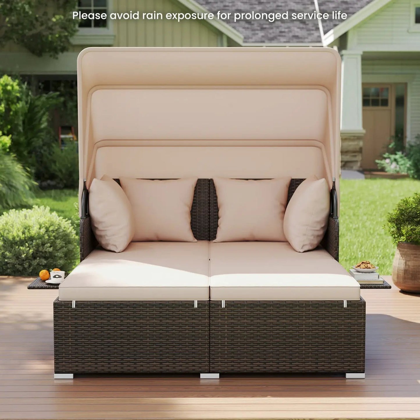 Solar LED Patio Umbrella for Deck and Pool
