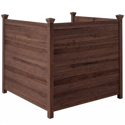 3 Panel Outdoor Privacy Fence for AC Units