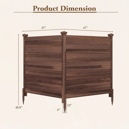 Outdoor Privacy Fence Screen for AC Units