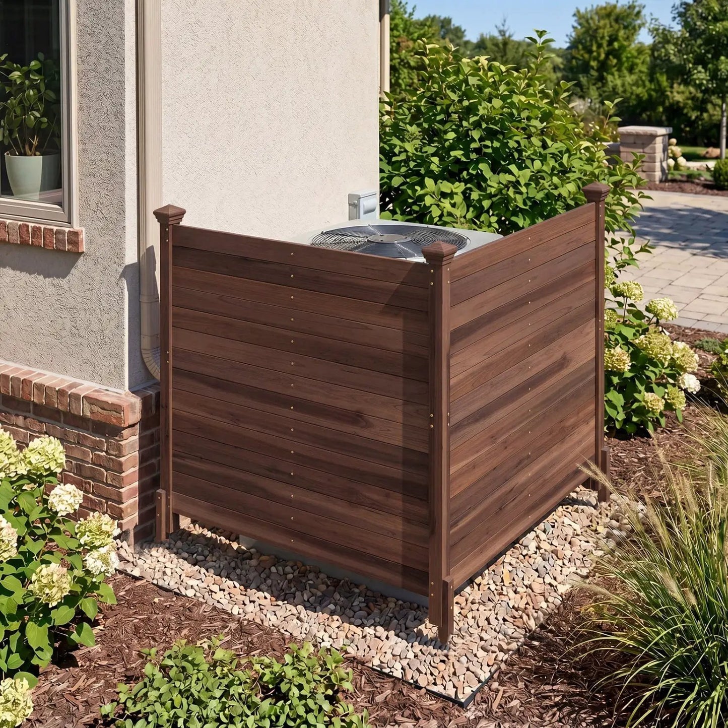 Outdoor Privacy Fence Screen for AC Units