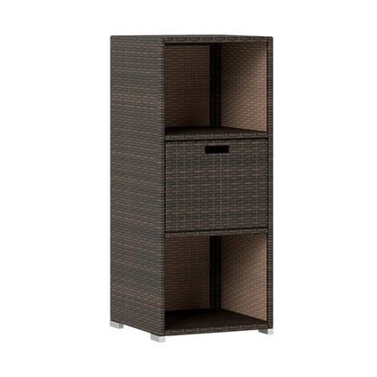 Outdoor Storage Cabinet for Patio Wicker