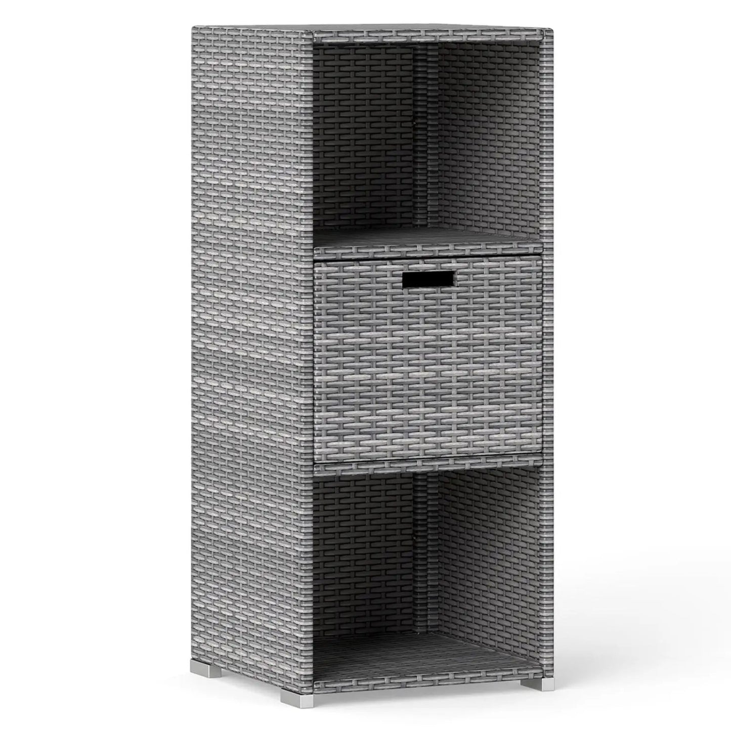 Outdoor Storage Cabinet for Patio Wicker