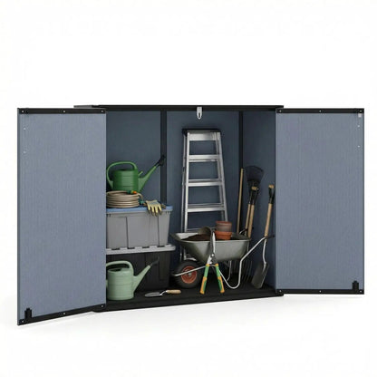 Outdoor Storage Shed 23 Cu Ft All Weather Box