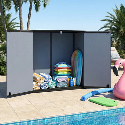Outdoor Storage Shed 23 Cu Ft All Weather Box