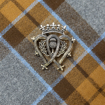 Outlander Tartan Flannel Baby Swaddle and Luckenbooth Set - Tampa Home & Garden Store