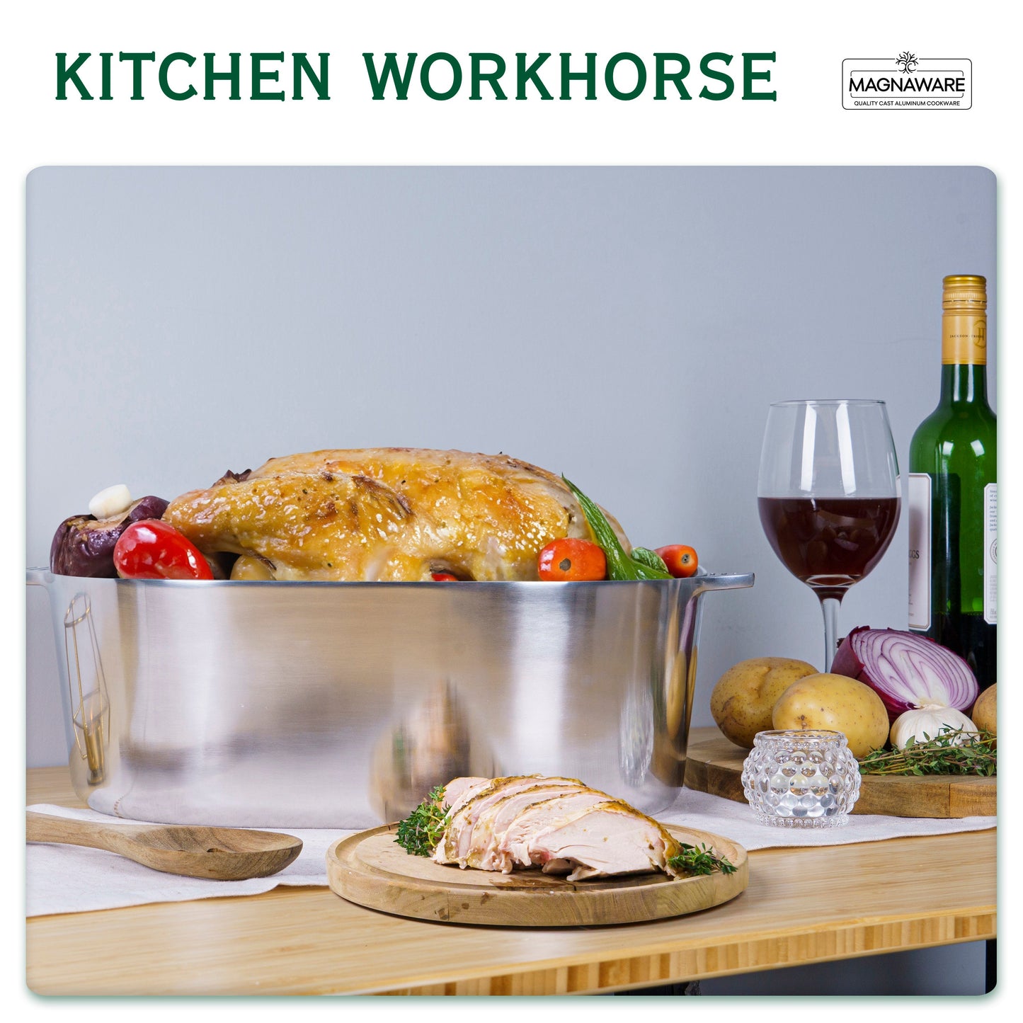 Oval Dutch Oven with Lid - 10 Quart (15 Inch) - Tampa Home & Garden Store
