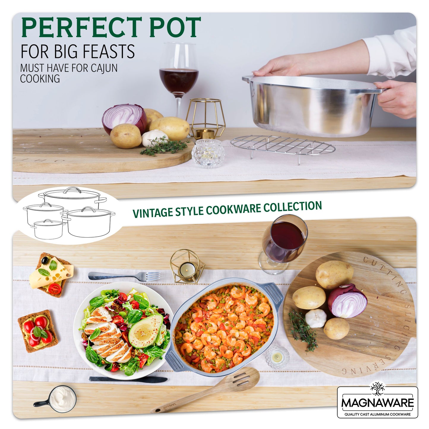 Oval Dutch Oven with Lid - 5 Quart (11 Inch) - Tampa Home & Garden Store