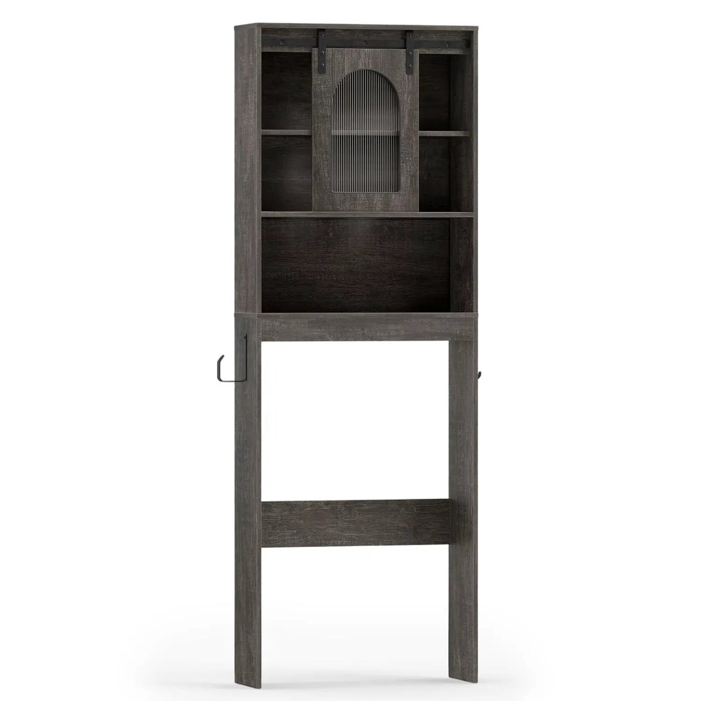 Over Toilet Storage Cabinet Sliding Barn Door