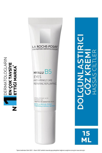 La Roche-Posay Hyalu B5 Eye Cream tube anti-wrinkle care with hyaluronic acid 0.51 fl oz on Tampa Home & Garden Store