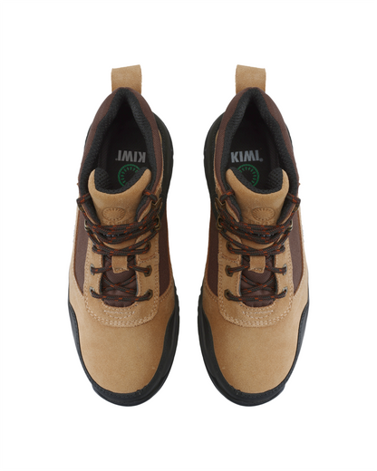 Kiwi Trek Wheat Suede/Nylon 5" Steel Toe Water Resistant Work Boots [P69002]