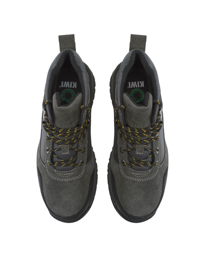 Kiwi Trek Grey Suede/Nylon 5" Steel Toe Water Resistant Work Boots [P69003]