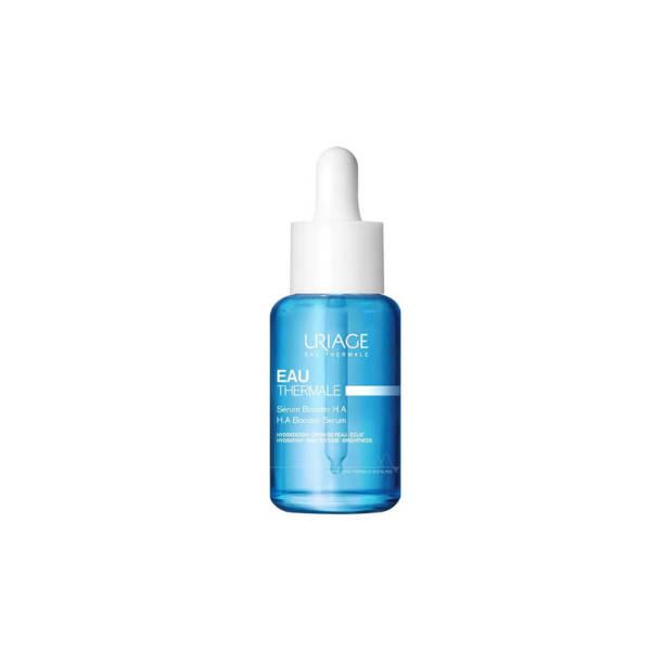 Uriage Eau Thermale H.A. Booster Serum blue glass dropper bottle face serum on Tampa Home & Garden Store