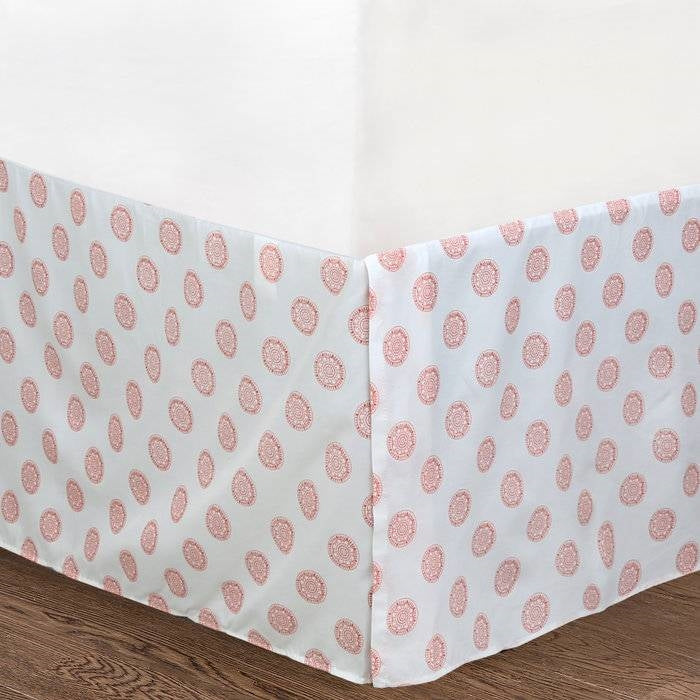 Colcha de cama de día de 4 piezas Aqua Paisley Floral