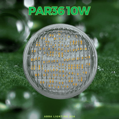 PAR36 10W 160° LED Low Voltage Bulbs Waterproof Landscape Floodlight