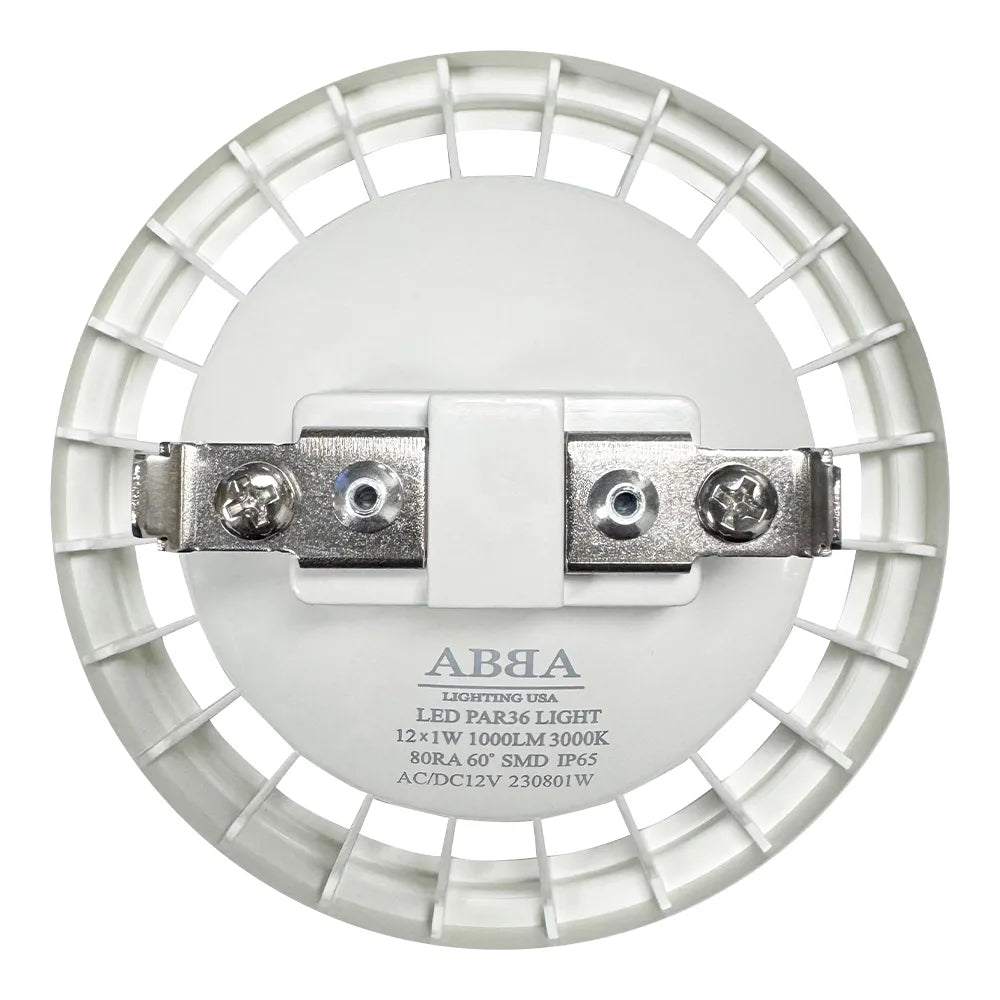 PAR36 12W 30° Outdoor Landscape LED Bulbs Waterproof Flood Light Fixture