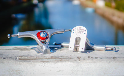 V3 165mm 43° longboard trucks polished aluminum pair, Paris Truck Co on Tampa Home & Garden Store