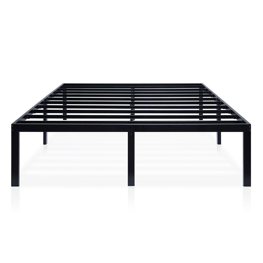 Base de cama de metal resistente de 16 pulgadas de alto tamaño King