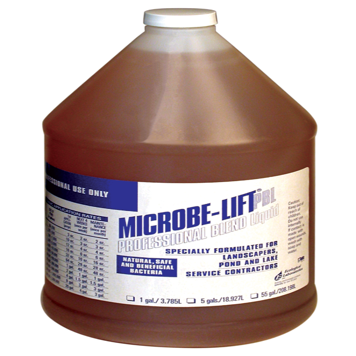 Microbe-Lift Pro-Blend Liquid gal jug, brown bottle with cap, Rivendell Distribution on Tampa Home & Garden Store