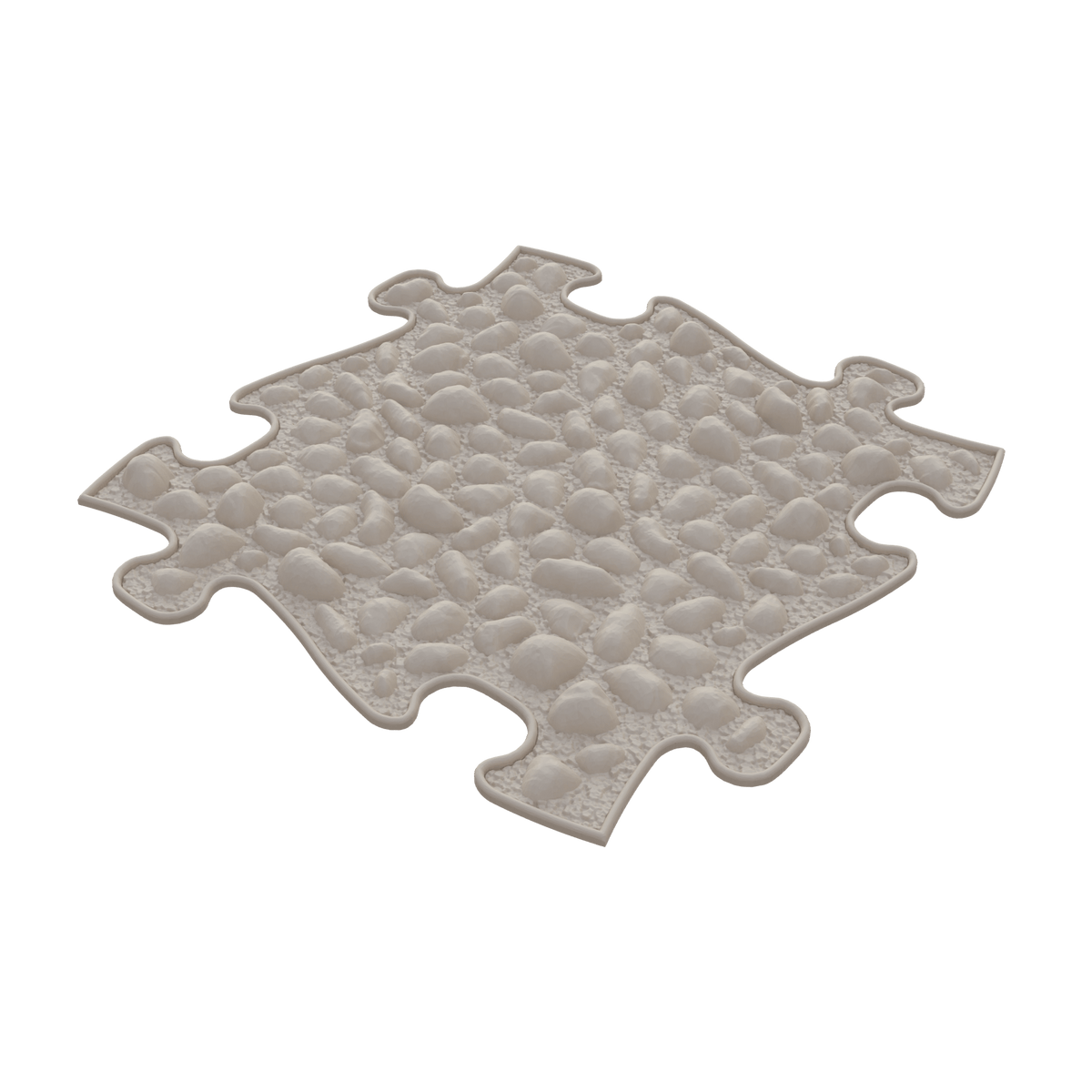 Sensory gift set for kids play mats with beige interlock puzzle pieces and bubble texture on Tampa Home & Garden Store