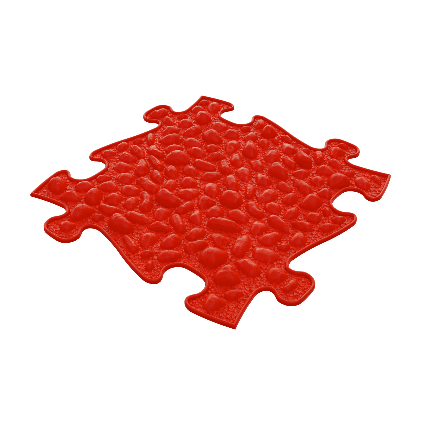 Sensory Gift Set for Kids play mats by TINNITOTS, set of red bubble-textured interlocking mats on Tampa Home & Garden Store