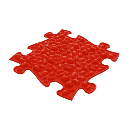 Sensory Gift Set for Kids play mats by TINNITOTS, set of red bubble-textured interlocking mats on Tampa Home & Garden Store