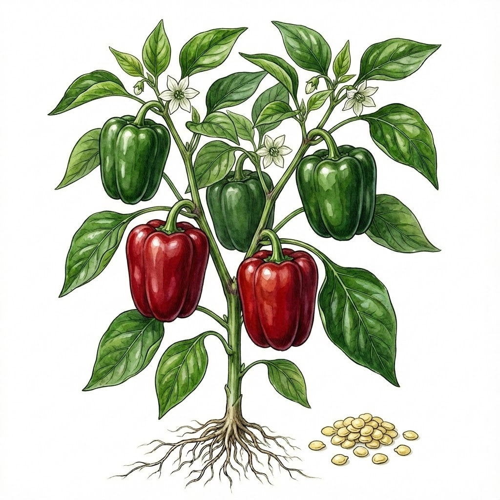 PEPPER Seeds, California Wonder - Tampa Home & Garden Store