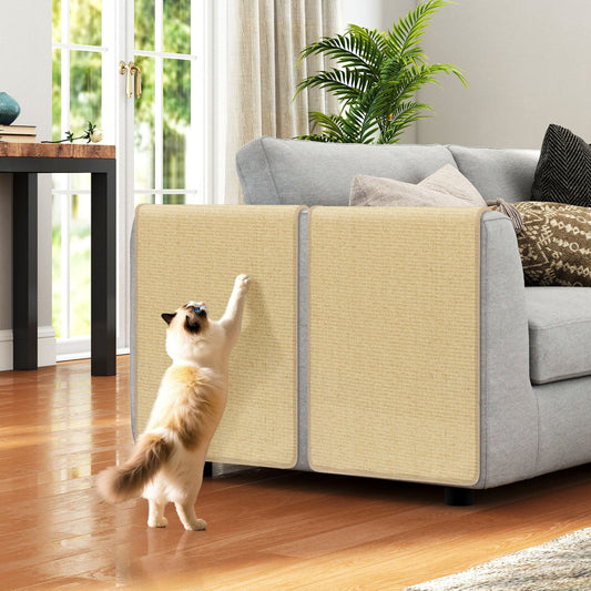4 Pieces Cat Scratcher Mat Set 32 x 20 Inch Pads for Cats - Tampa Home & Garden Store