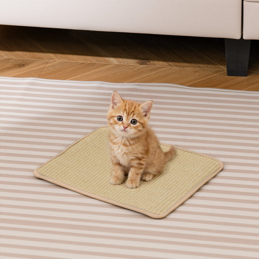 12 Pieces Cat Scratcher Mat Set 16 x 12 Inch Natural Sisal Pads - Tampa Home & Garden Store