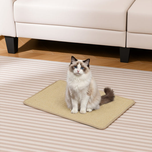 12 Pieces Cat Scratcher Mat Set 24 x 16 Inch Natural Sisal Pads - Tampa Home & Garden Store