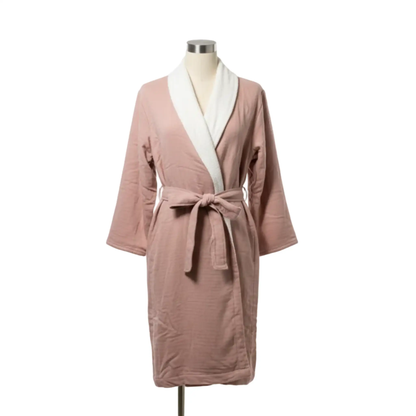 Soluna Double Sided Muslin and Terry Shawl Robe