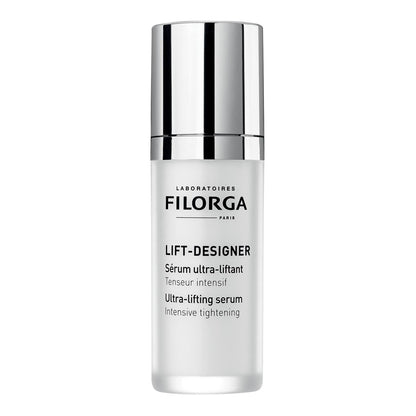 Filorga Lift-Designer Ultra-Lifting Face Serum bottle with silver cap and white container on Tampa Home & Garden Store