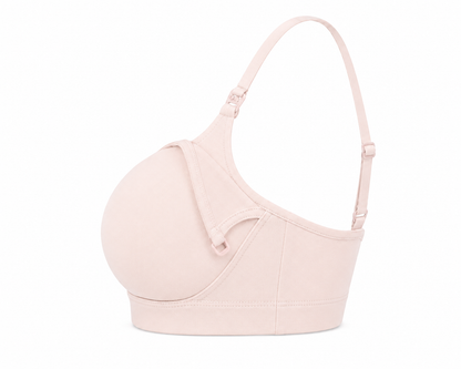 Nursing Bralette in organic cotton pale pink Net Positive, adjustable straps on Tampa Home & Garden Store
