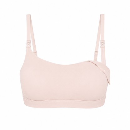 Nursing Bralette organic cotton pale pink with adjustable straps Net Positive on Tampa Home & Garden Store